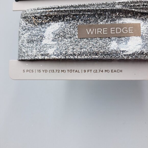 30 Yds (90 feet) Of Special Occasion/Wedding/Anniversary Silver & Gold Ribbon - Picture 6 of 14